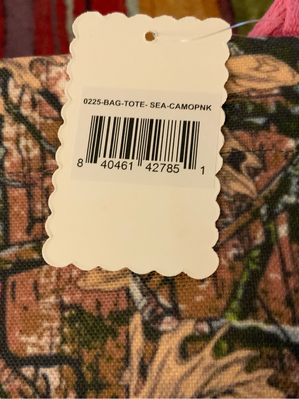 Simply Southern Pink Camo tote bag New - Picture 3 of 4